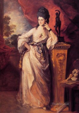 Lady Ligonier portrait Thomas Gainsborough Oil Paintings